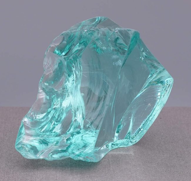 Gem Cyan Angeles "Heart" Monatomic Andara Crystal 148.3 g. - Image 5