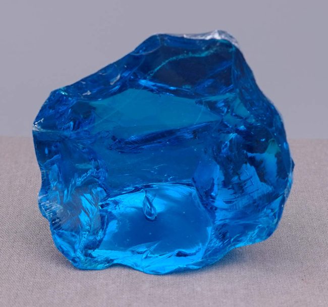 Rare Gem Electric Blue "Heart" Monatomic Andara Crystal 178.3 g. - Image 4
