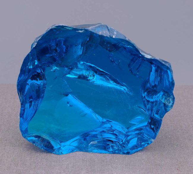 Rare Gem Electric Blue "Heart" Monatomic Andara Crystal 178.3 g. - Image 5