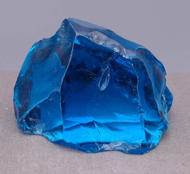 Rare Gem Electric Blue "Heart" Monatomic Andara Crystal 178.3 g. - Image 6