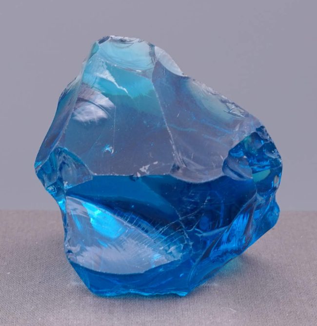 Rare Gem Electric Blue "Heart" Monatomic Andara Crystal 178.3 g. - Image 7