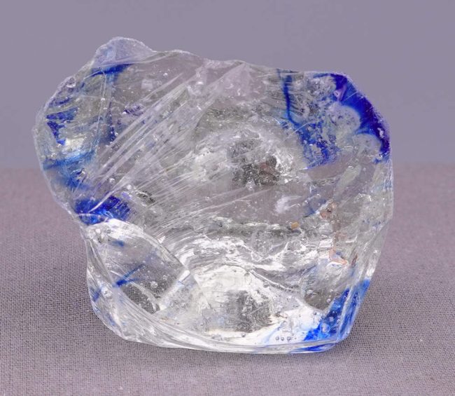 Rare Gem Bicolor Elestial Sapphire/Cosmic Ice Monatomic Andara Crystal 107.8 g.