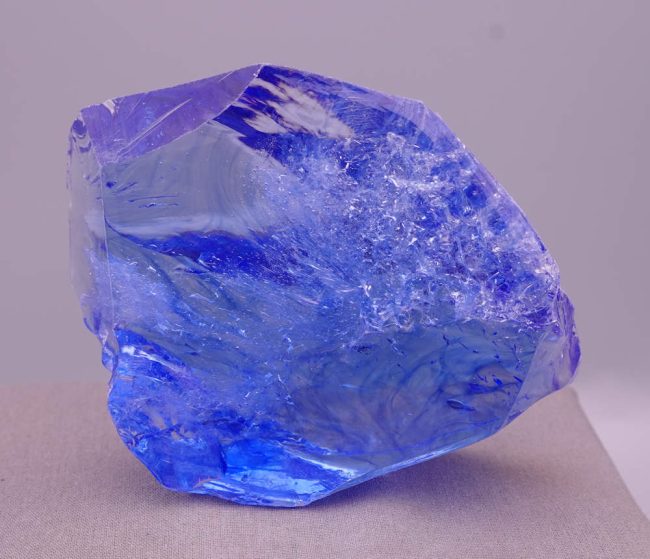 Gem Banded Lady Nellie Monatomic Andara Crystal 389.1 g.