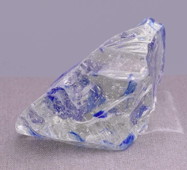 Rare Gem Bicolor Elestial Sapphire/Cosmic Ice Monatomic Andara Crystal 107.8 g. - Image 5
