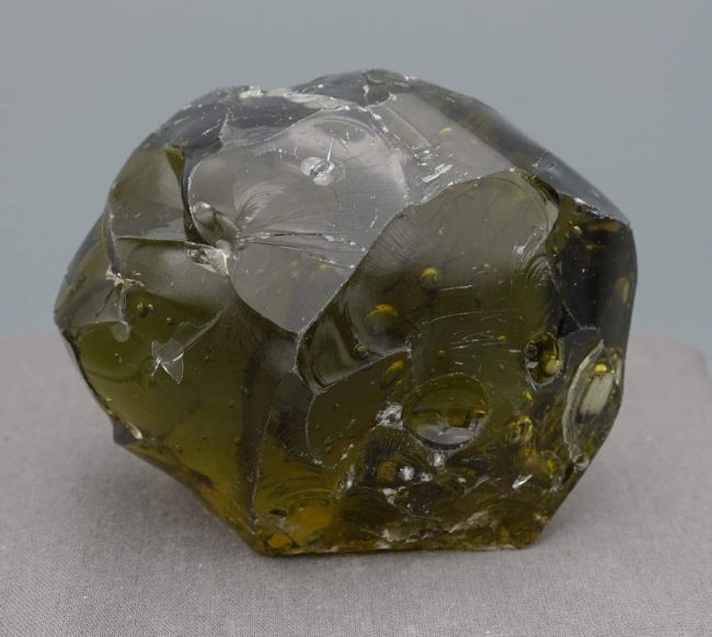 Gem Terra Olive "Heart" Monatomic Andara Crystal 534.0 g.