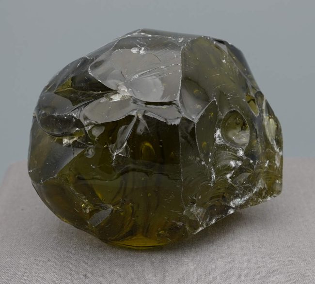 Gem Terra Olive "Heart" Monatomic Andara Crystal 534.0 g. - Image 3