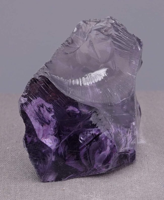 Gem Banded Sovereign Amethyst Monatomic Andara Crystal 84.6 g. - Image 3