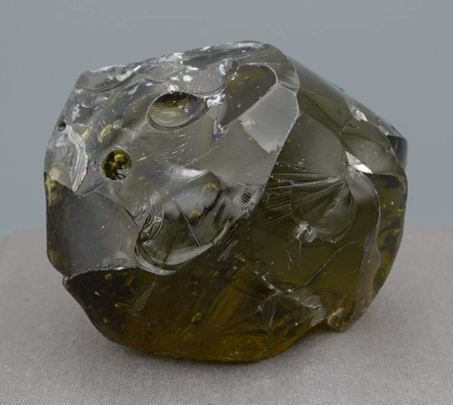 Gem Terra Olive "Heart" Monatomic Andara Crystal 534.0 g. - Image 4