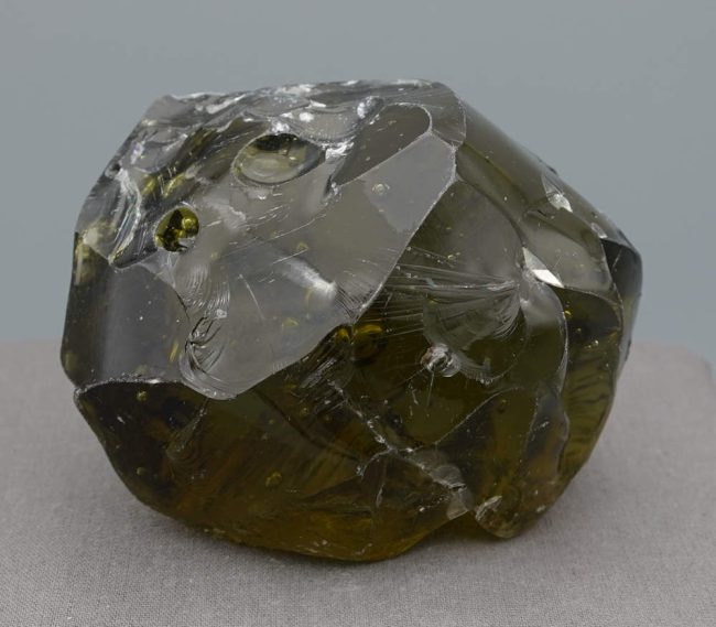 Gem Terra Olive "Heart" Monatomic Andara Crystal 534.0 g. - Image 8