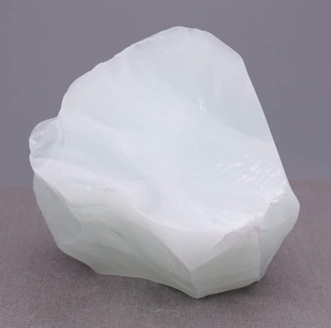 Rare Gem Banded Angel Aura Cosmic Ice "Heart" Monatomic Andara Crystal 381.3 g. - Image 9
