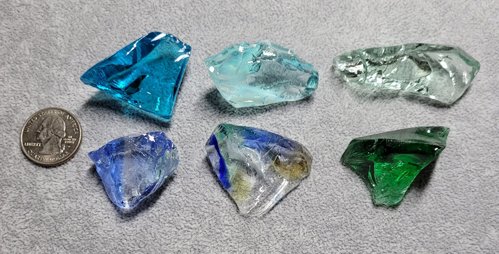 Gem 6 Piece Set Monatomic Andara Crystal 94.3 G. – Life's Treasures Kauai