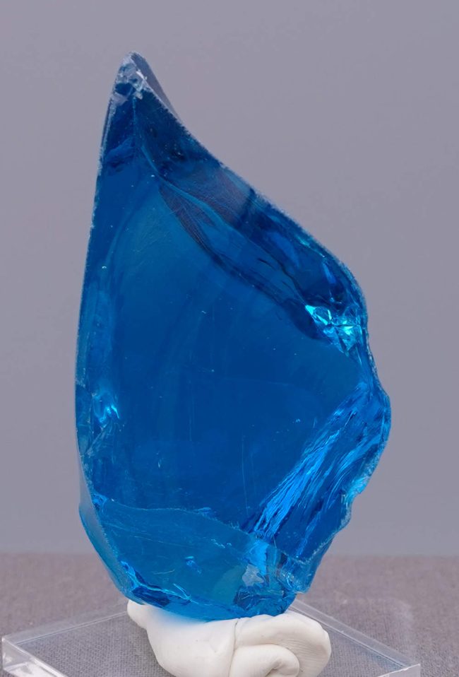 Rare Gem Electric Blue "Heart" Monatomic Andara Crystal 124.4 g. - Image 6