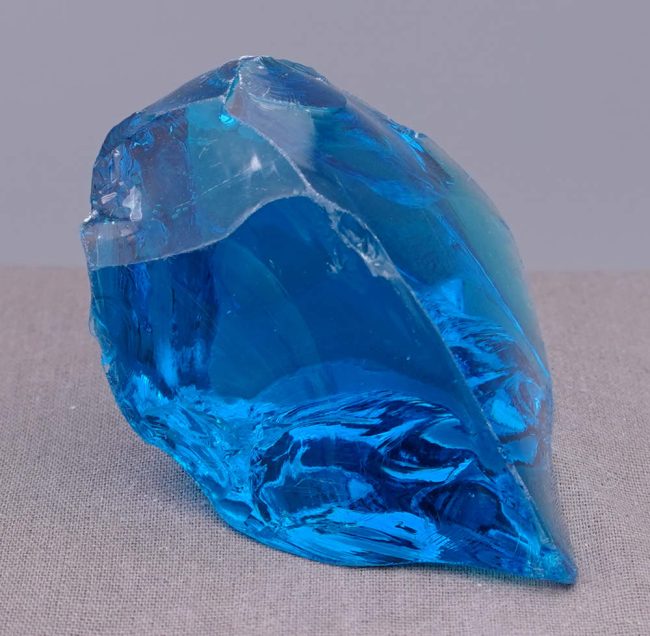 Rare Gem Electric Blue "Heart" Monatomic Andara Crystal 124.4 g. - Image 8