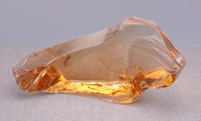 Gem Lemurian Etherium Gold Monatomic Andara Crystal 56.6 g.