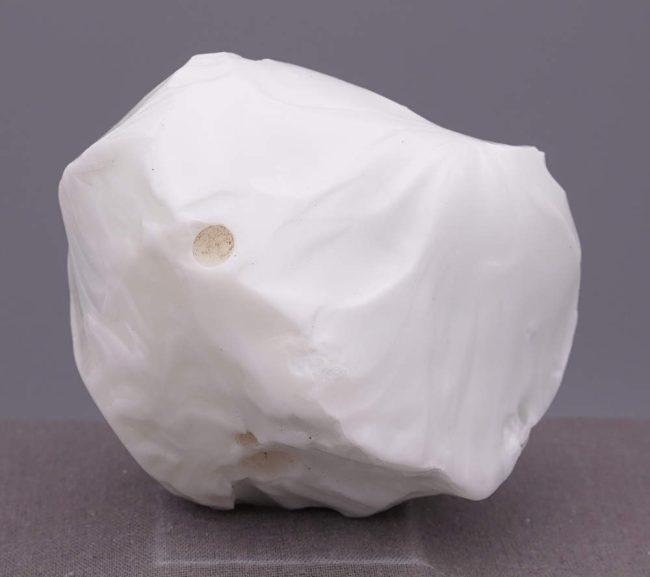 Rare Bicolor Pastel Cosmic Ice/HGW Pink "Heart" Monatomic Andara Crystal 372.9 g. - Image 5