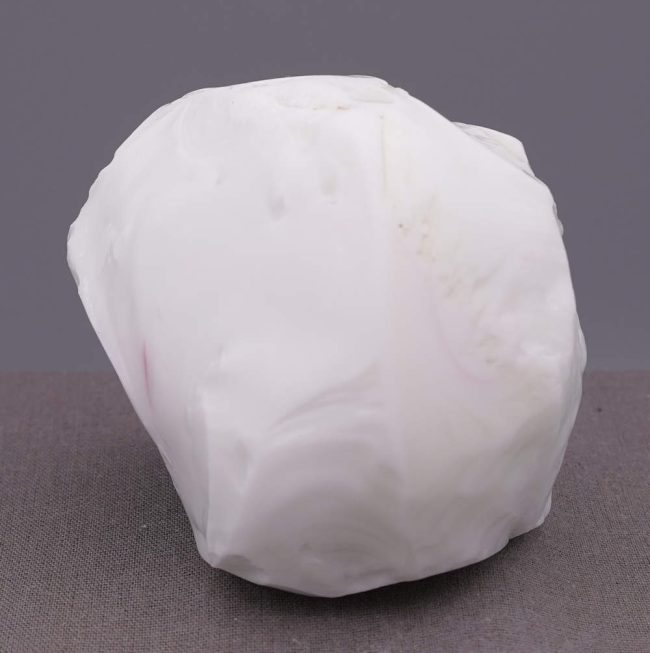 Rare Bicolor Pastel Cosmic Ice/HGW Pink "Heart" Monatomic Andara Crystal 372.9 g. - Image 10