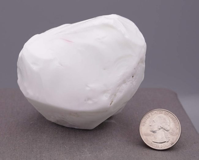 Rare Bicolor Pastel Cosmic Ice/HGW Pink "Heart" Monatomic Andara Crystal 372.9 g. - Image 11