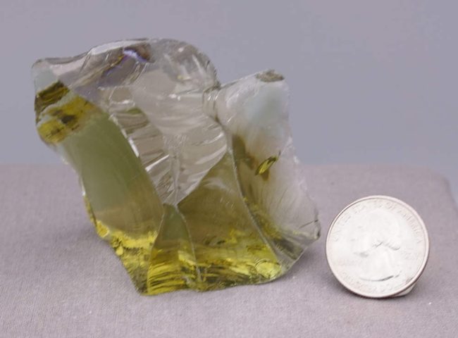 Gem Terra Olive Monatomic Andara Crystal 119.0 g. - Image 7
