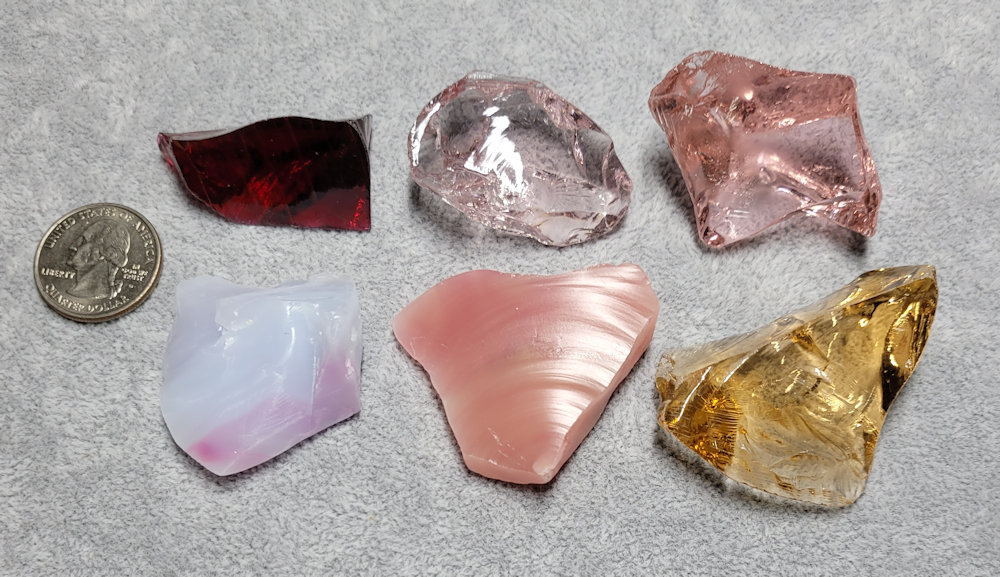 Gem 6 Piece Set Monatomic Andara Crystal 104.6 G. – Life's Treasures Kauai