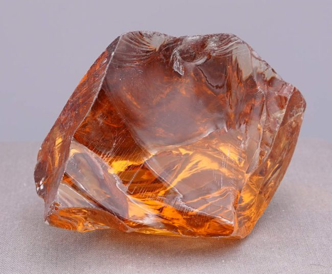 Gem Lemurian Etherium Gold "Heart" Monatomic Andara Crystal 255.4 g. - Image 2