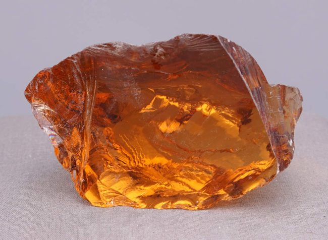 Gem Lemurian Etherium Gold "Heart" Monatomic Andara Crystal 255.4 g. - Image 3