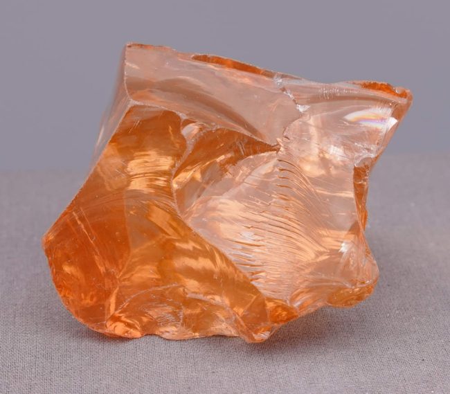 Rare Gem Banded Bicolor Angel Aura Celestial Heart/Lion's Heart "Heart" Monatomic Andara Crystal 247.7 g. - Image 3