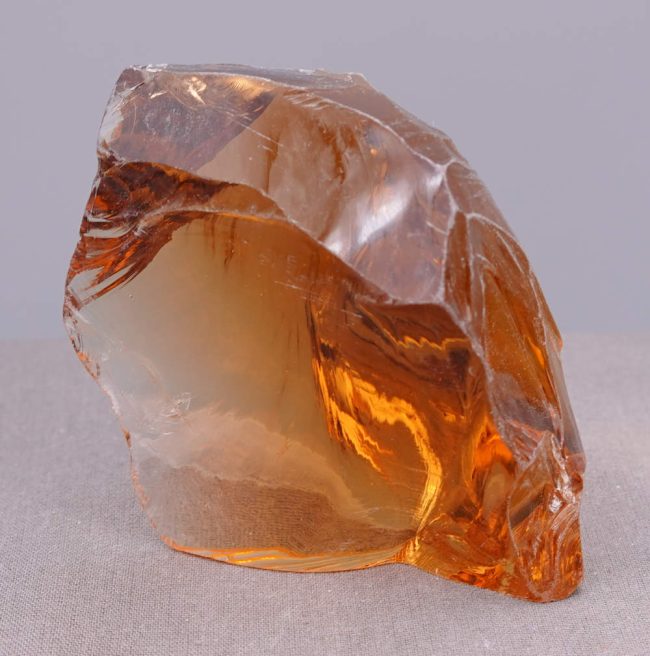 Gem Lemurian Etherium Gold "Heart" Monatomic Andara Crystal 255.4 g. - Image 5
