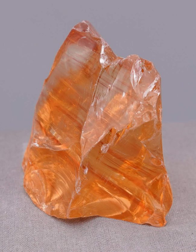 Rare Gem Banded Bicolor Angel Aura Celestial Heart/Lion's Heart "Heart" Monatomic Andara Crystal 247.7 g. - Image 5