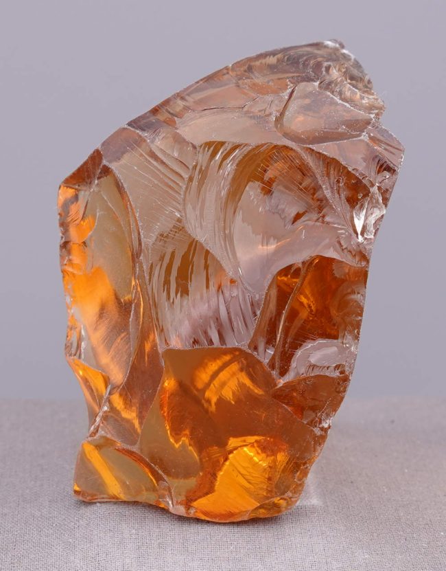 Gem Lemurian Etherium Gold "Heart" Monatomic Andara Crystal 255.4 g. - Image 6