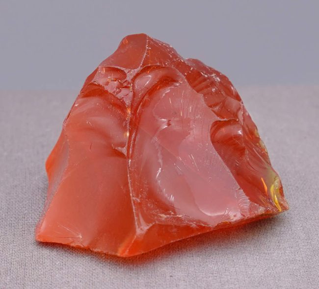 Rare Gem Bicolor Lemurian Sunrise/Dragon's Blood Monatomic Andara Crystal 75.6 g. - Image 6