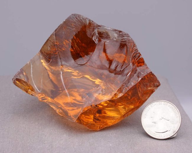 Gem Lemurian Etherium Gold "Heart" Monatomic Andara Crystal 255.4 g. - Image 9