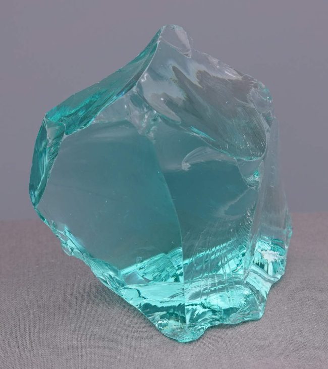 Gem Cyan Angeles "Heart" Monatomic Andara Crystal 278.7 g. - Image 3