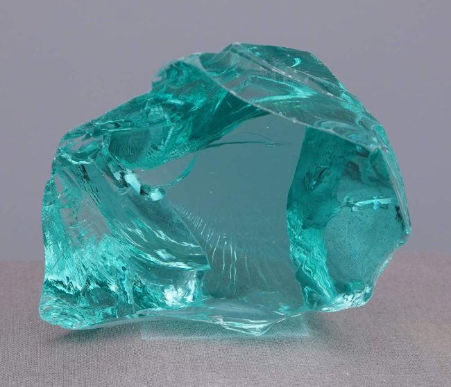 Gem Cyan Angeles "Heart" Monatomic Andara Crystal 278.7 g. - Image 4