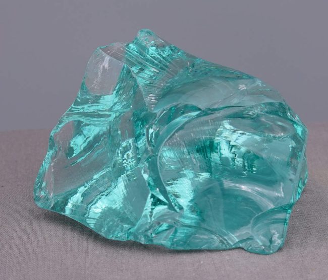 Gem Cyan Angeles "Heart" Monatomic Andara Crystal 278.7 g. - Image 5