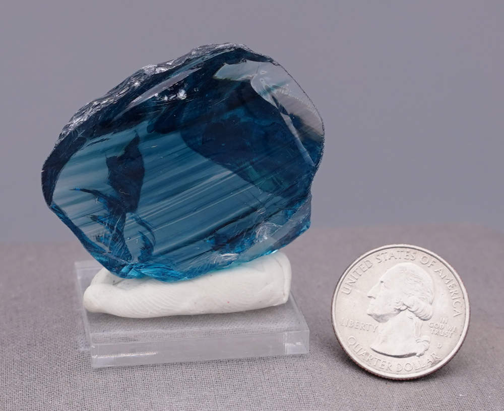 Rare Gem Banded Elestial Starlight Sapphire Monatomic Andara Crystal 44.2 g. - Image 7