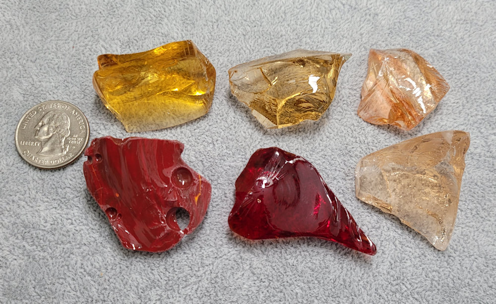 Gem 6 Piece Set Monatomic Andara Crystal 85.4 G. – Life's Treasures Kauai