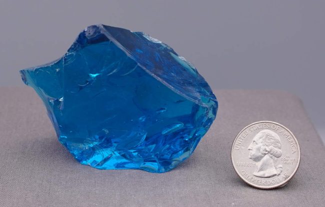 Gem Electric Blue Monatomic Andara Crystal 122.9 g. - Image 7