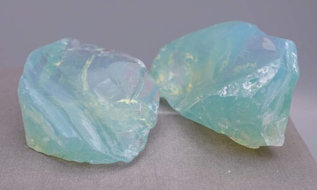 Rare Gem Angel Aura Aqua Serenity "Twin Heart" Monatomic Andara Crystal 273.8 g. - Image 13