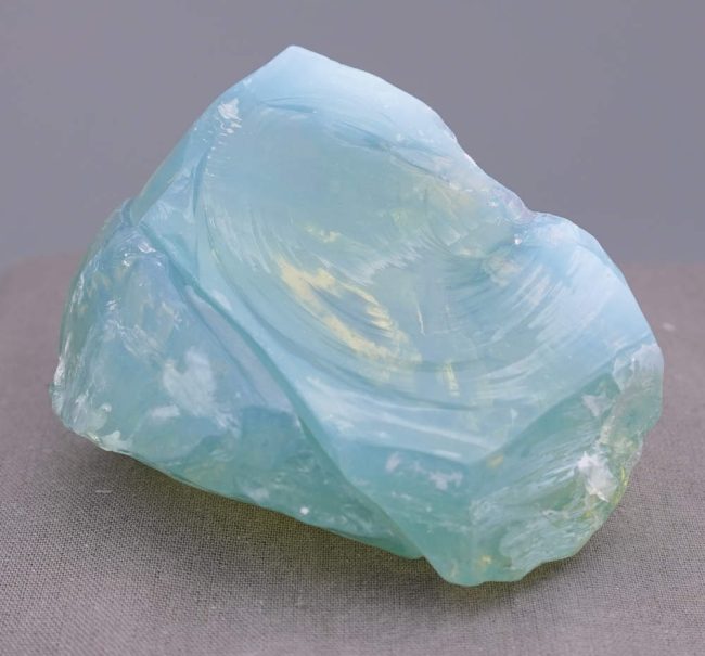 Rare Gem Angel Aura Aqua Serenity "Twin Heart" Monatomic Andara Crystal 273.8 g. - Image 14