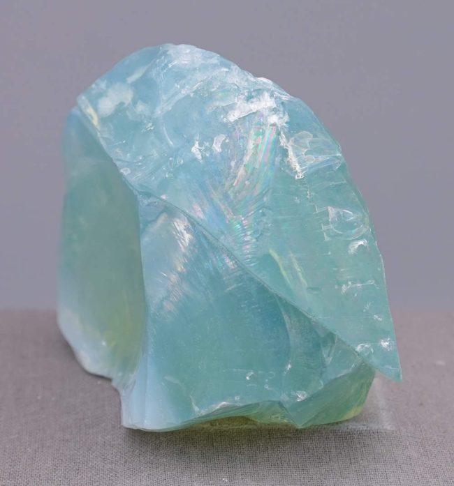Rare Gem Angel Aura Aqua Serenity "Twin Heart" Monatomic Andara Crystal 273.8 g. - Image 4