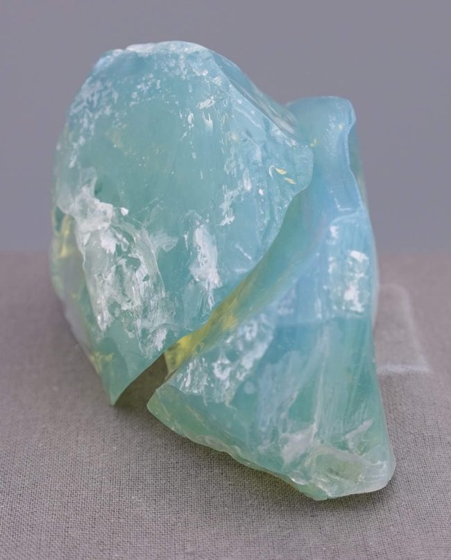 Rare Gem Angel Aura Aqua Serenity "Twin Heart" Monatomic Andara Crystal 273.8 g. - Image 6