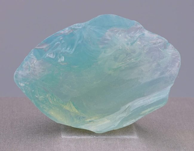 Rare Gem Angel Aura Aqua Serenity "Twin Heart" Monatomic Andara Crystal 273.8 g. - Image 8