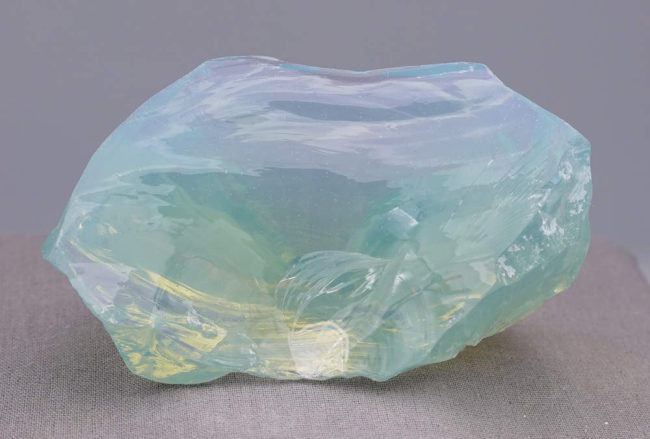 Rare Gem Angel Aura Aqua Serenity "Twin Heart" Monatomic Andara Crystal 273.8 g. - Image 10
