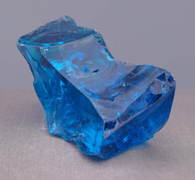 Gem Electric Blue Monatomic Andara Crystal 144.3 g. - Image 4