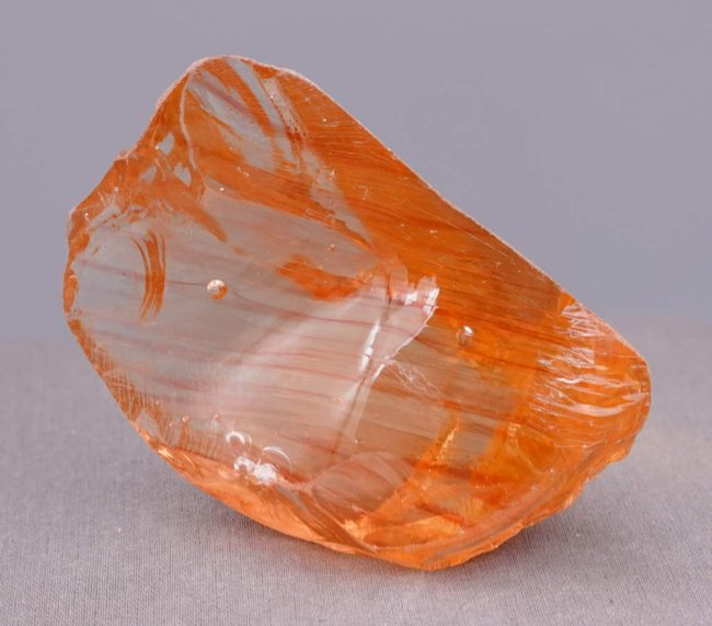 Rare Gem Banded Bicolor Angel Aura Celestial Heart/Lion's Heart "Heart" Monatomic Andara Crystal 185.3 g. - Image 3