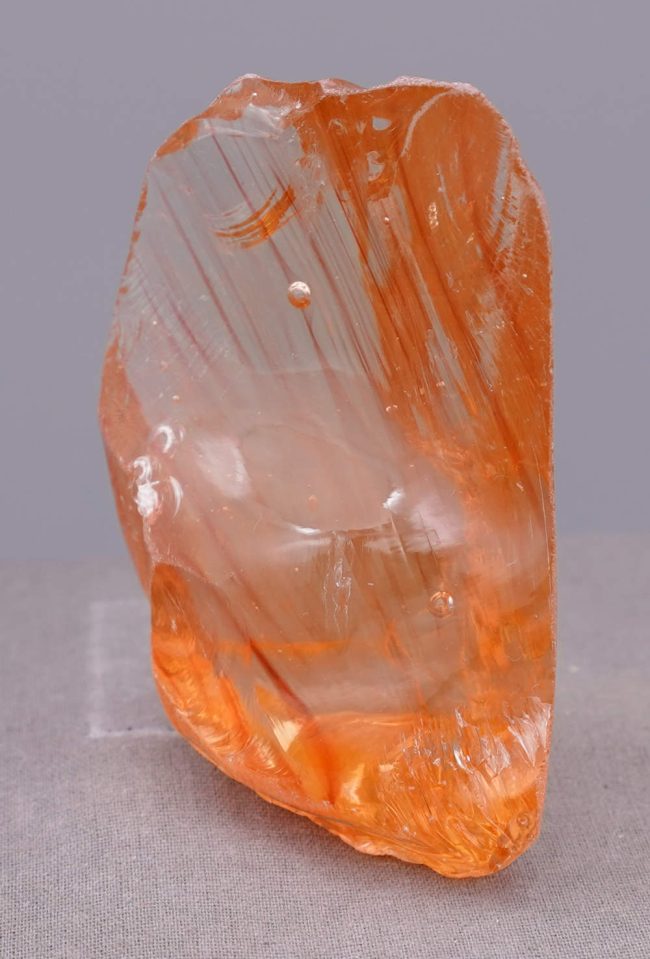 Rare Gem Banded Bicolor Angel Aura Celestial Heart/Lion's Heart "Heart" Monatomic Andara Crystal 185.3 g. - Image 4