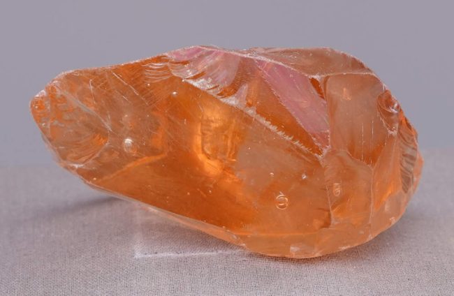 Rare Gem Banded Bicolor Angel Aura Celestial Heart/Lion's Heart "Heart" Monatomic Andara Crystal 185.3 g. - Image 6