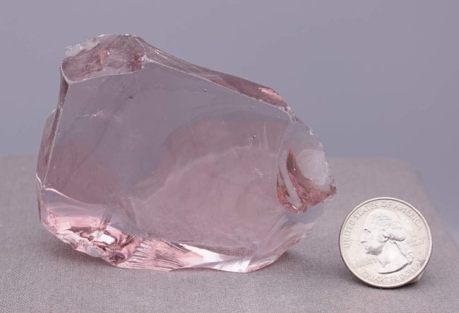 Rare Gem Rose de France Monatomic Andara Crystal 143.4 g. - Image 9