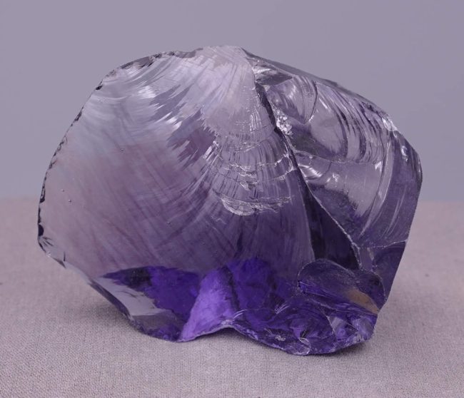 Gem Banded Violet Sovereign Amethyst Monatomic Andara Crystal 165.4 g.