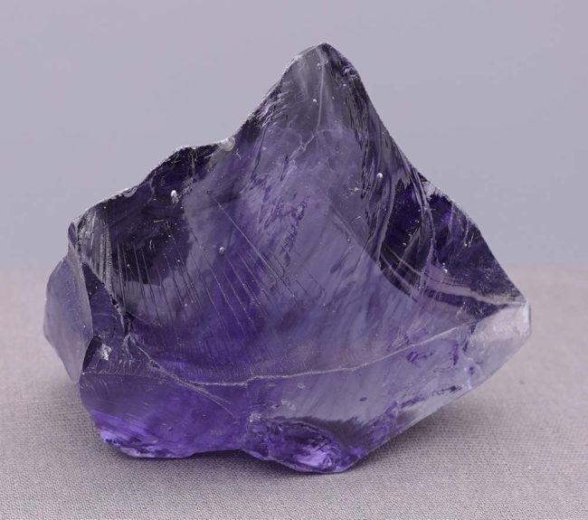 Gem Banded Violet Sovereign Amethyst Monatomic Andara Crystal 148.0 g.